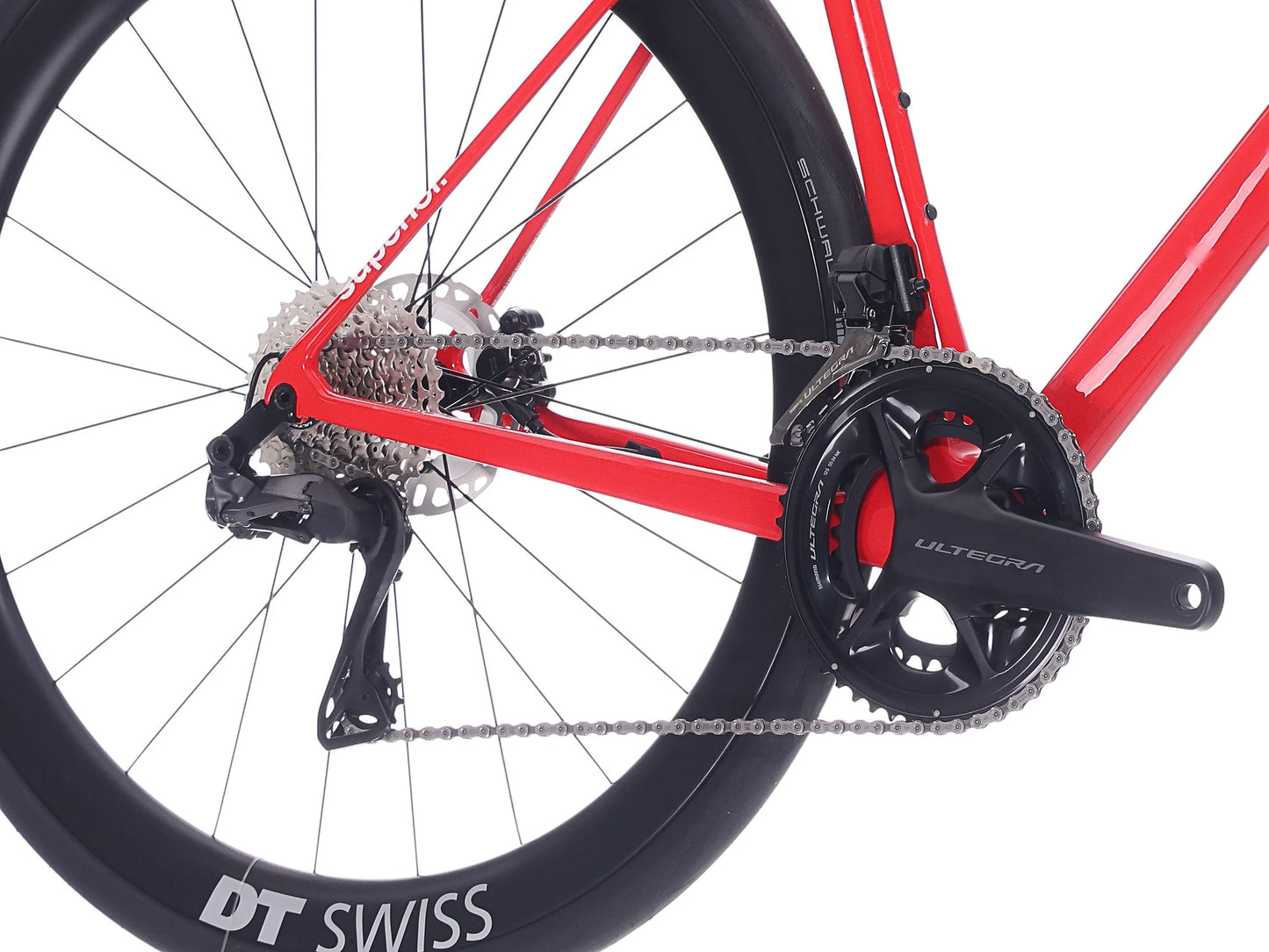 VÉLO DE ROUTE SUPERIOR RR 9.8 CARBON Gloss Red / White 2025