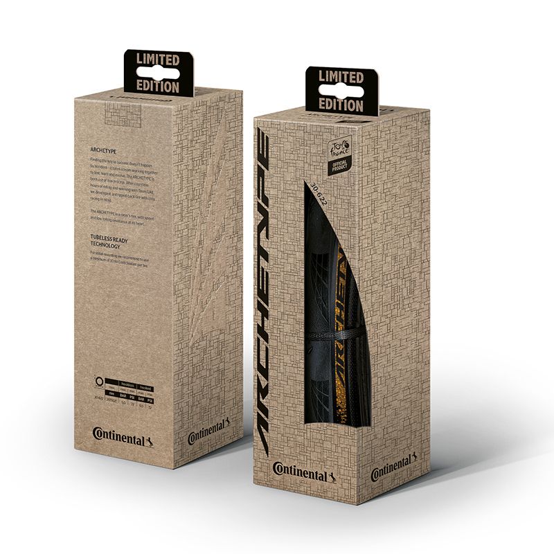 PNEU CONTINENTAL ARCHETYPE TDFLTD25 700x30C TUBELESS READY SOUPLE NOIR 30-622