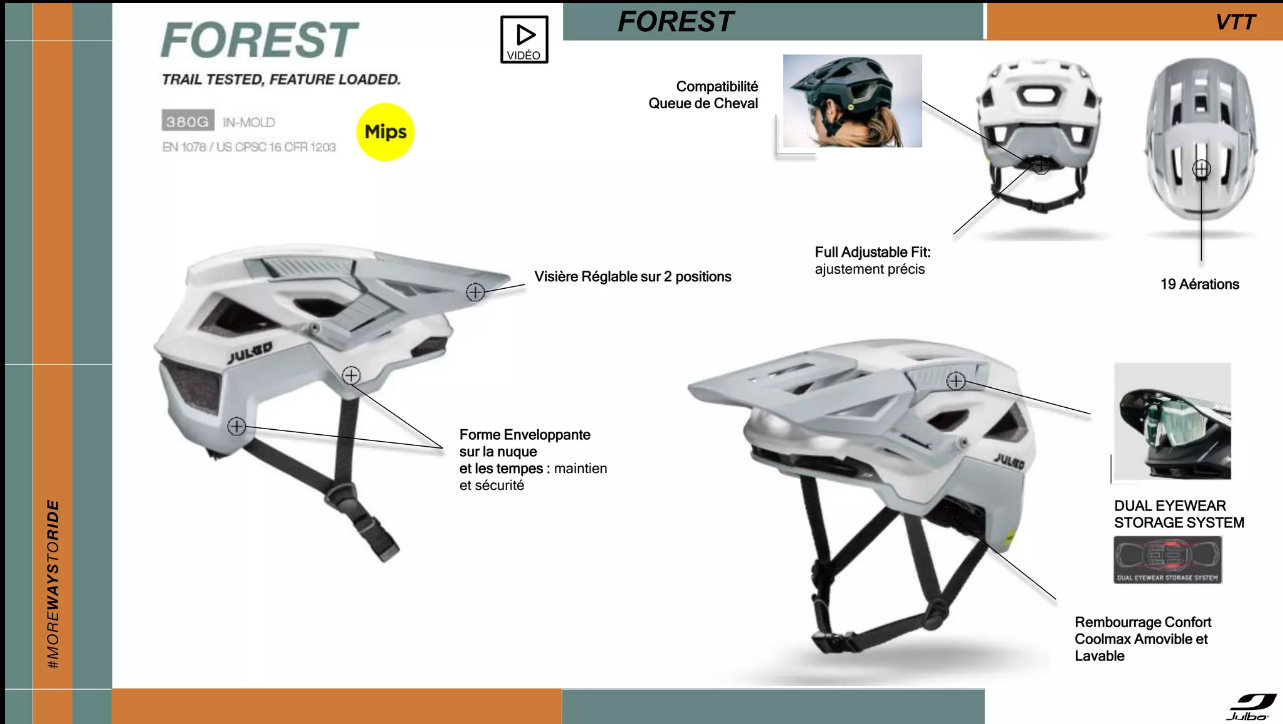 Casque VTT Julbo Forest MIPS