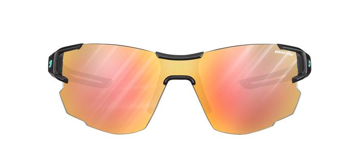 Lunettes JULBO AEROLITE Noir Translucide Mat / Rose Pastel - REACTIV 1-3 Light Amplifier