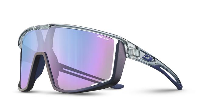 Lunettes vélo Julbo Fury Gris translucide Violet Spectron 1