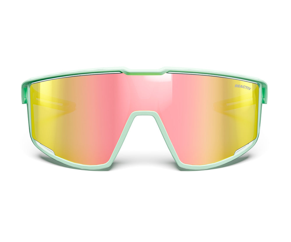 Lunettes photochromiques Julbo Fury Mint / Gris Clair / Rose - REACTIV 1-3 Light Amplifier 2024