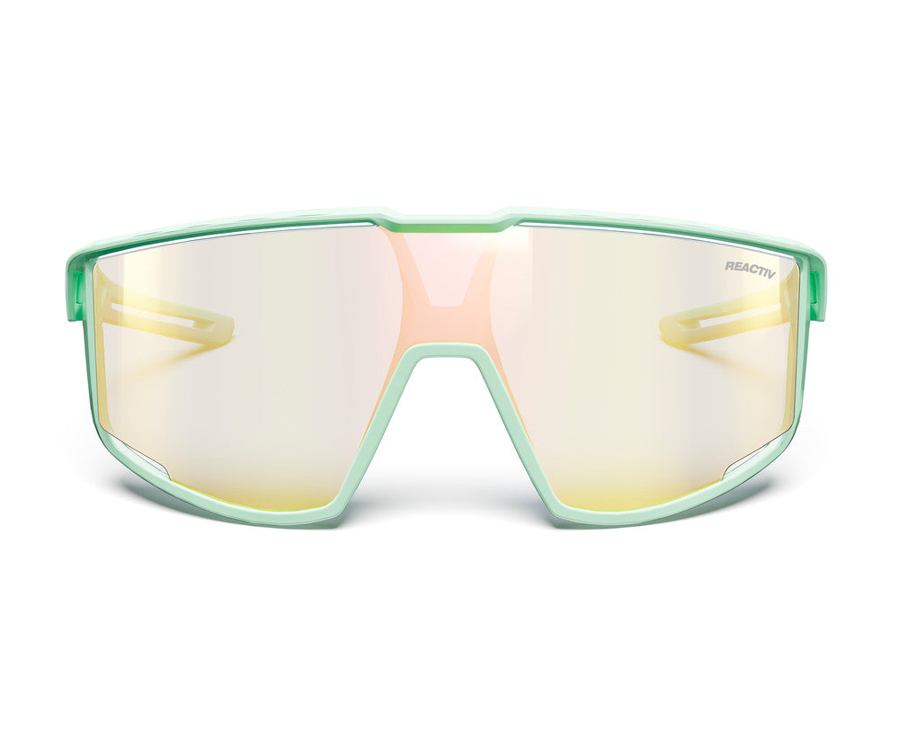 Lunettes photochromiques Julbo Fury Mint / Gris Clair / Rose - REACTIV 1-3 Light Amplifier 2024
