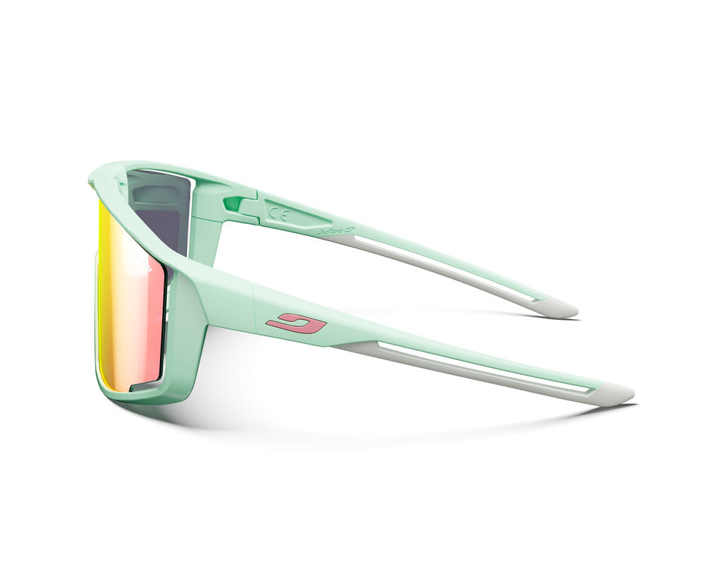 Lunettes photochromiques Julbo Fury Mint / Gris Clair / Rose - REACTIV 1-3 Light Amplifier 2024