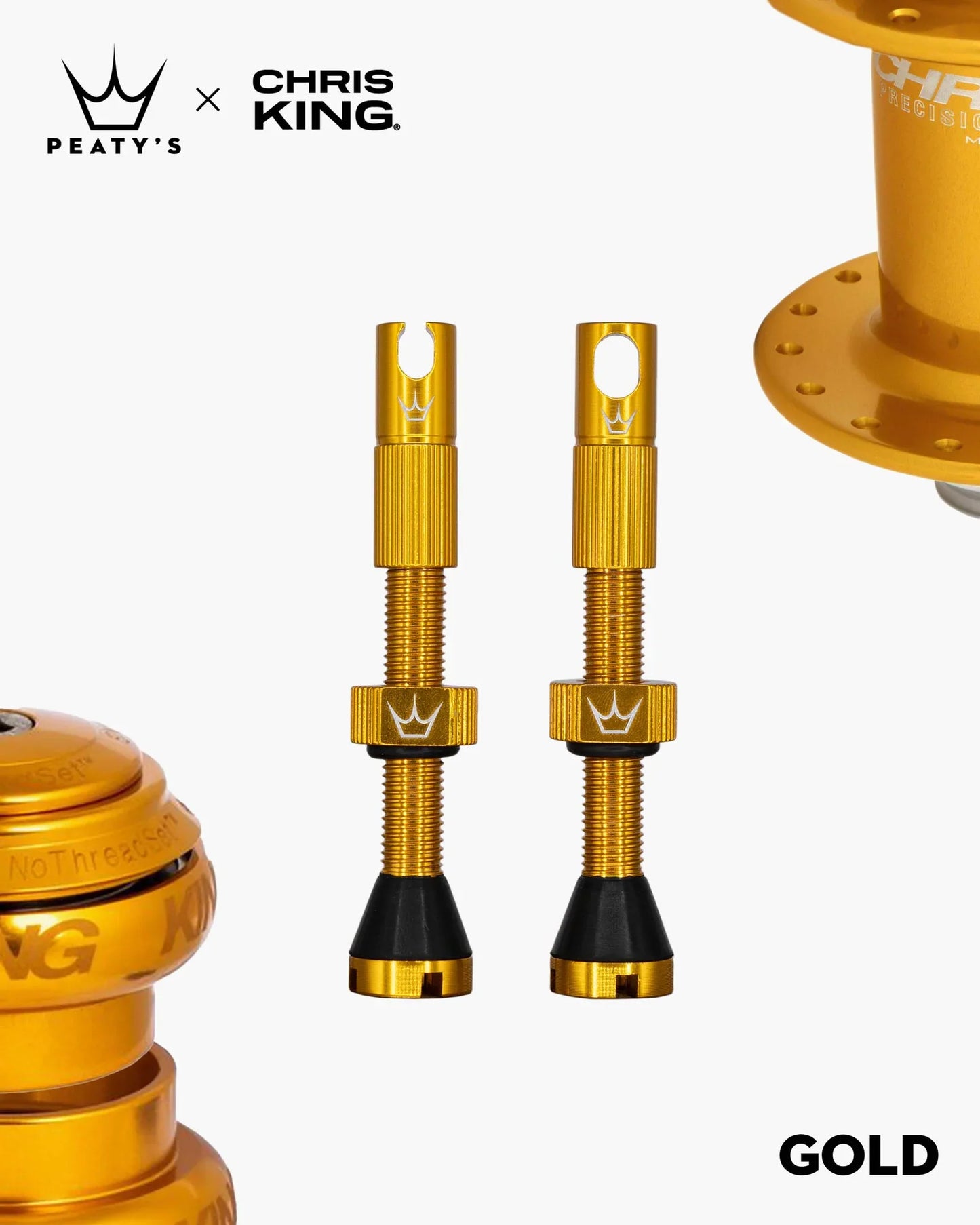 Valves Tubeless Peaty's MK2 Chris King 60mm