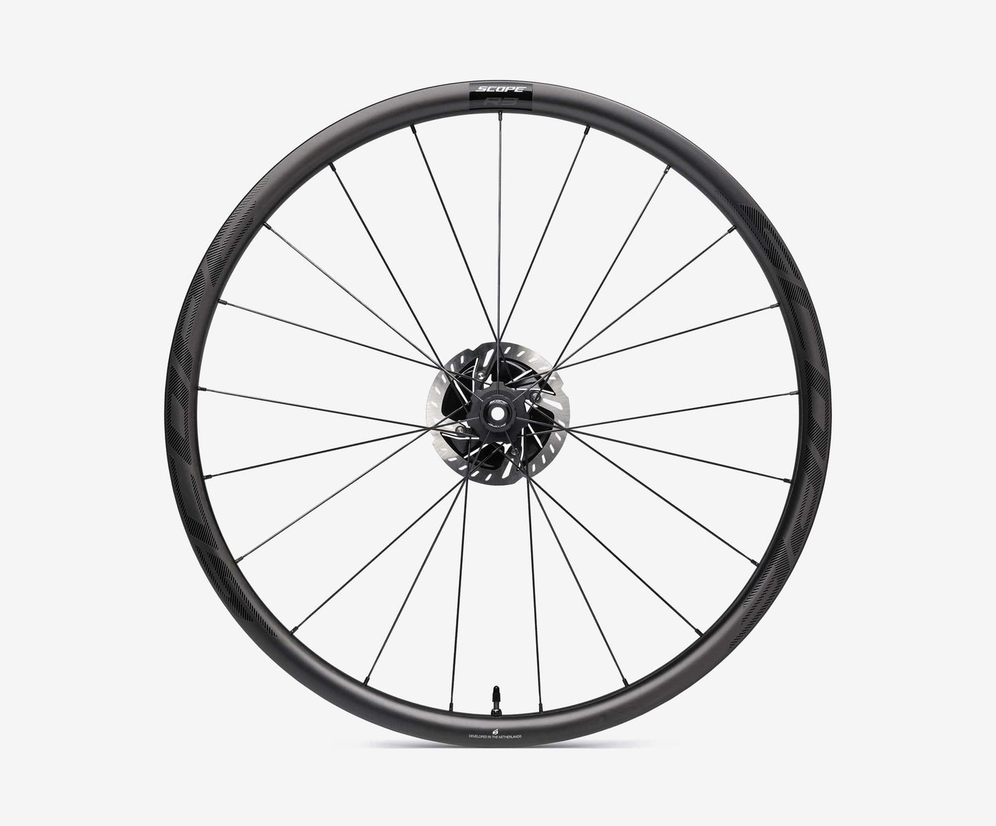 Paire de Roues SCOPE NOIR RACE 30 DISC à Pneus (Center Lock)
