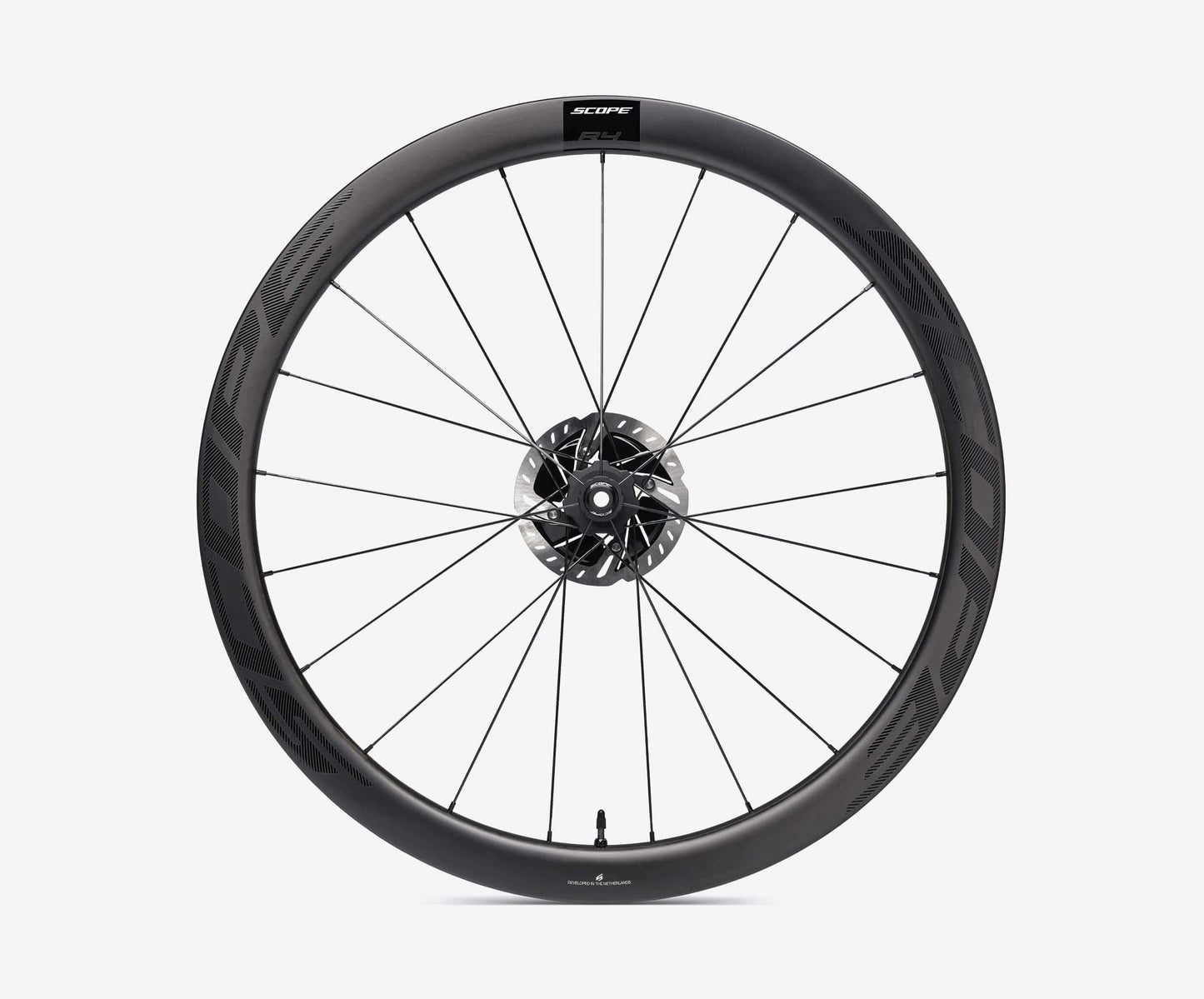 Paire de Roues SCOPE NOIR RACE 45 DISC à Pneus (Center Lock)