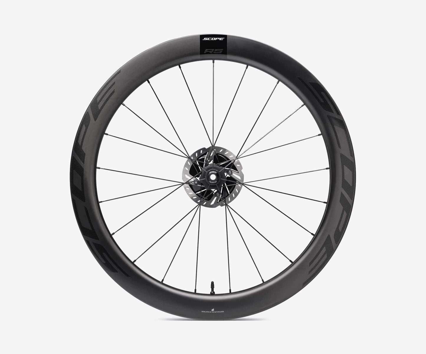 Paire de Roues SCOPE NOIR RACE 57 DISC à Pneus (Center Lock)