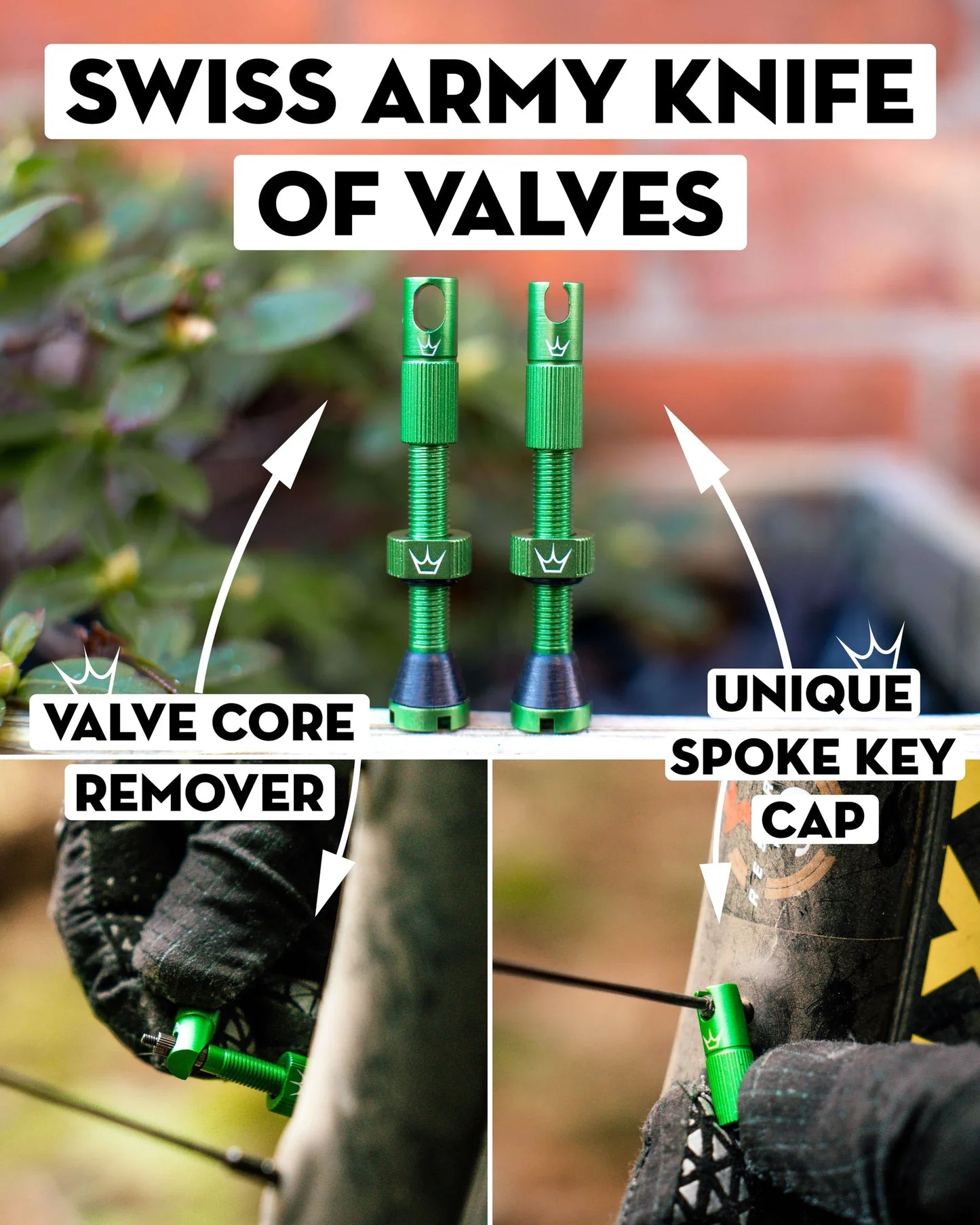 Valves Tubeless Peaty's MK2 Chris King 60mm