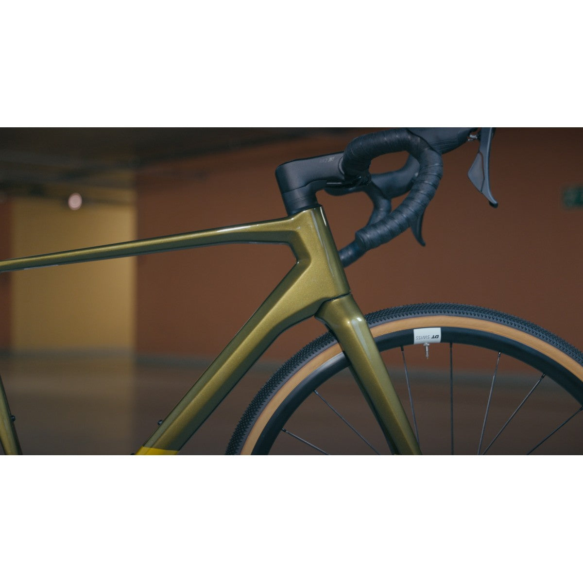 Vélo Gravel Superior X Road Team Comp Oliv Gloss / Chrome