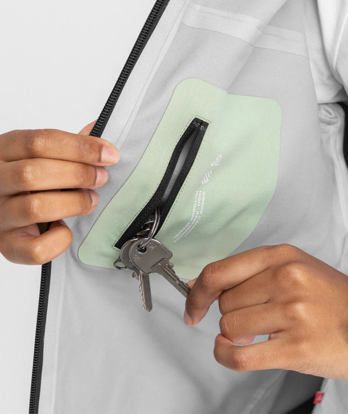 Veste randonnée hardshell femme Lac Léman