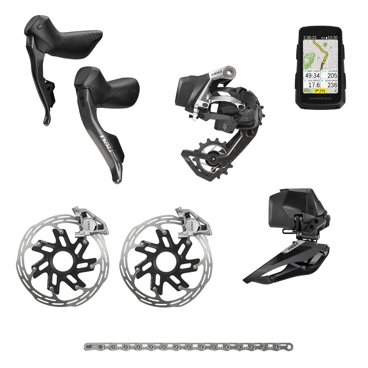 SRAM GROUPE SRAM RED AXS E1 2X HAMMERHEAD KAROO DISPO 07/01/2025