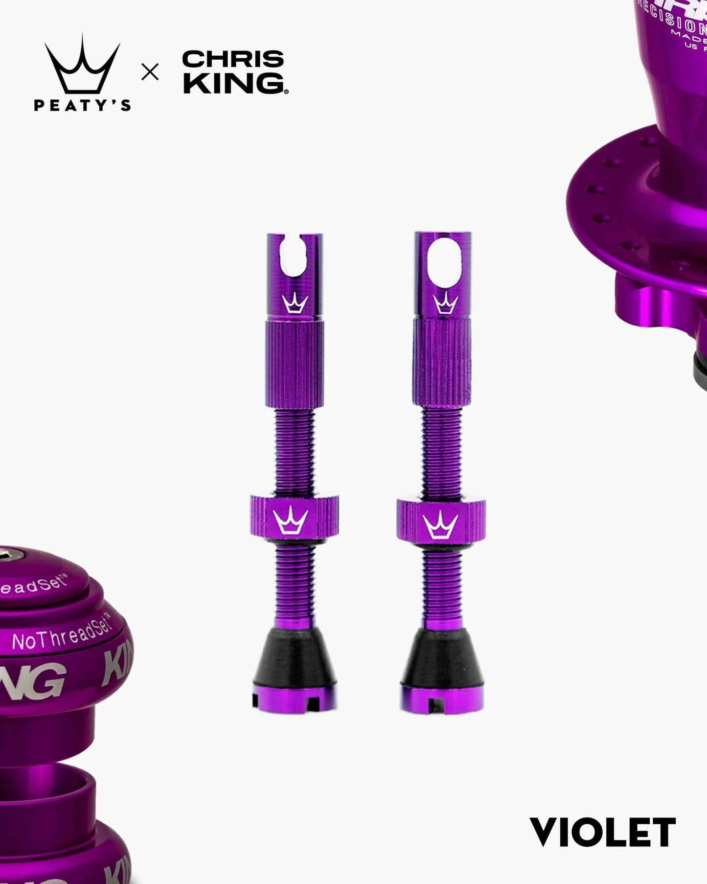 Valves Tubeless Peaty's MK2 Chris King 42mm