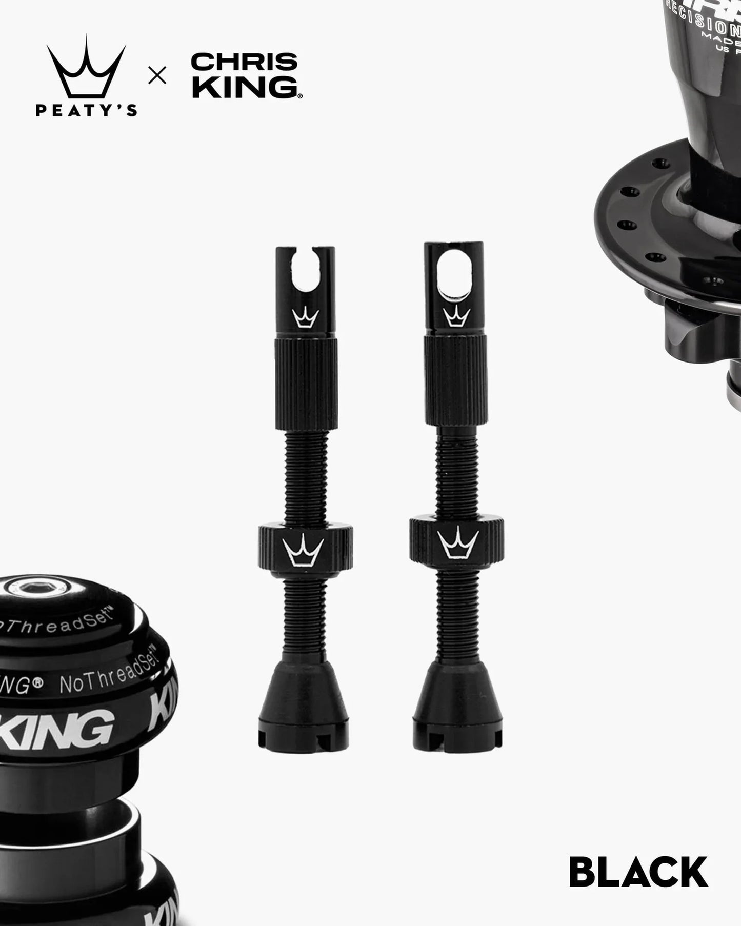 Valves Tubeless Peaty's MK2 Chris King 60mm