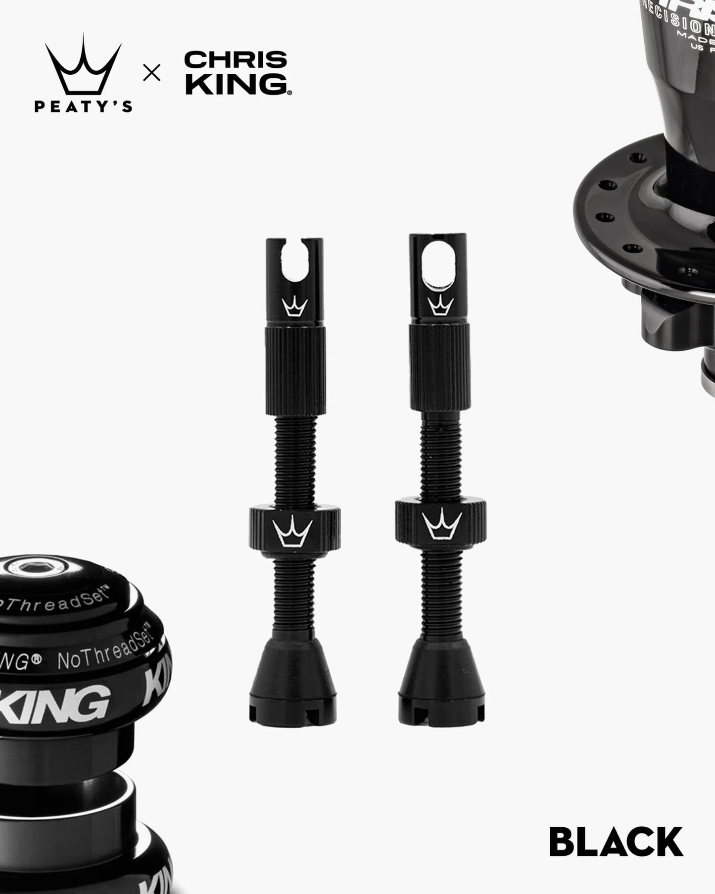 Valves Tubeless Peaty's MK2 Chris King 42mm