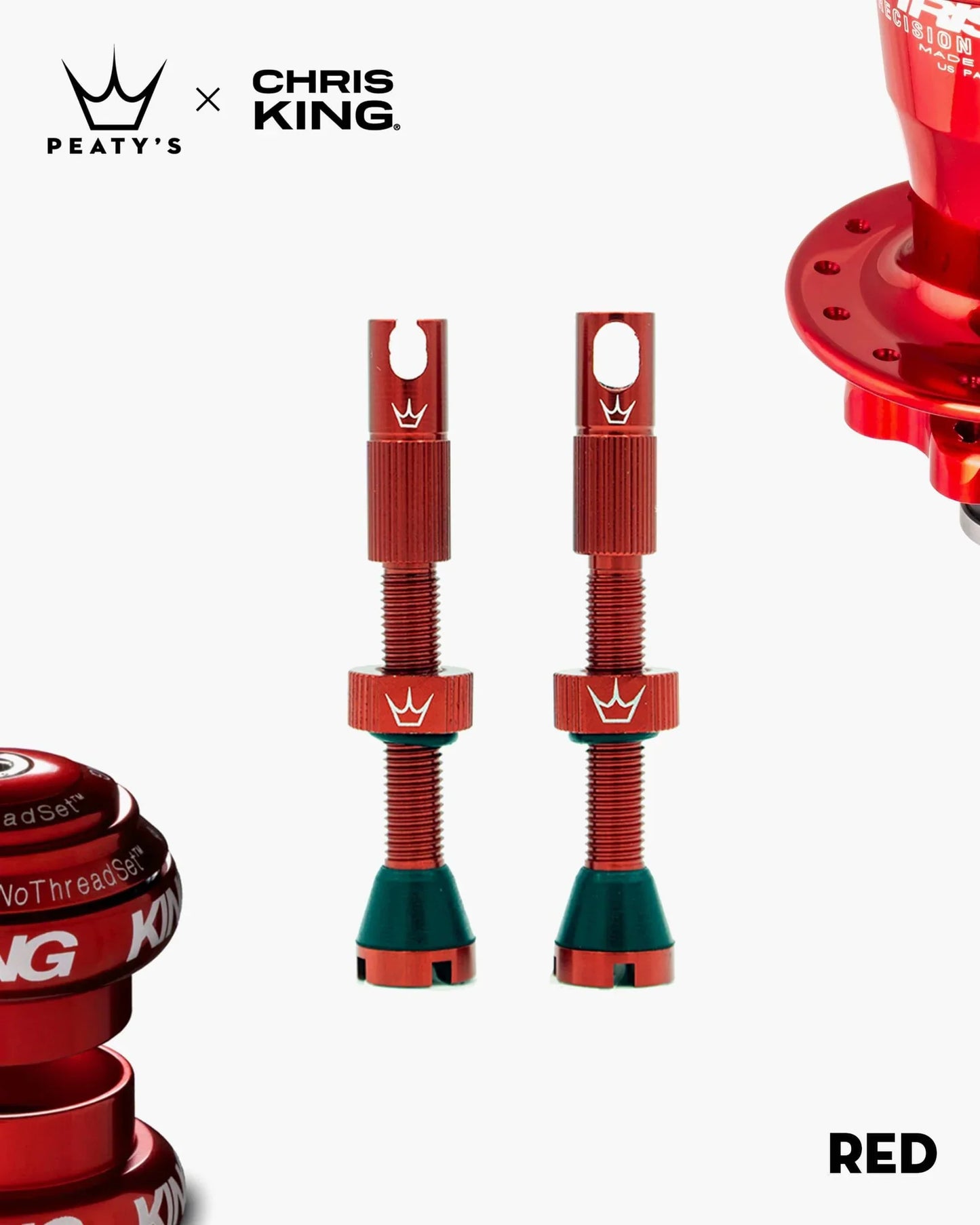 Valves Tubeless Peaty's MK2 Chris King 60mm