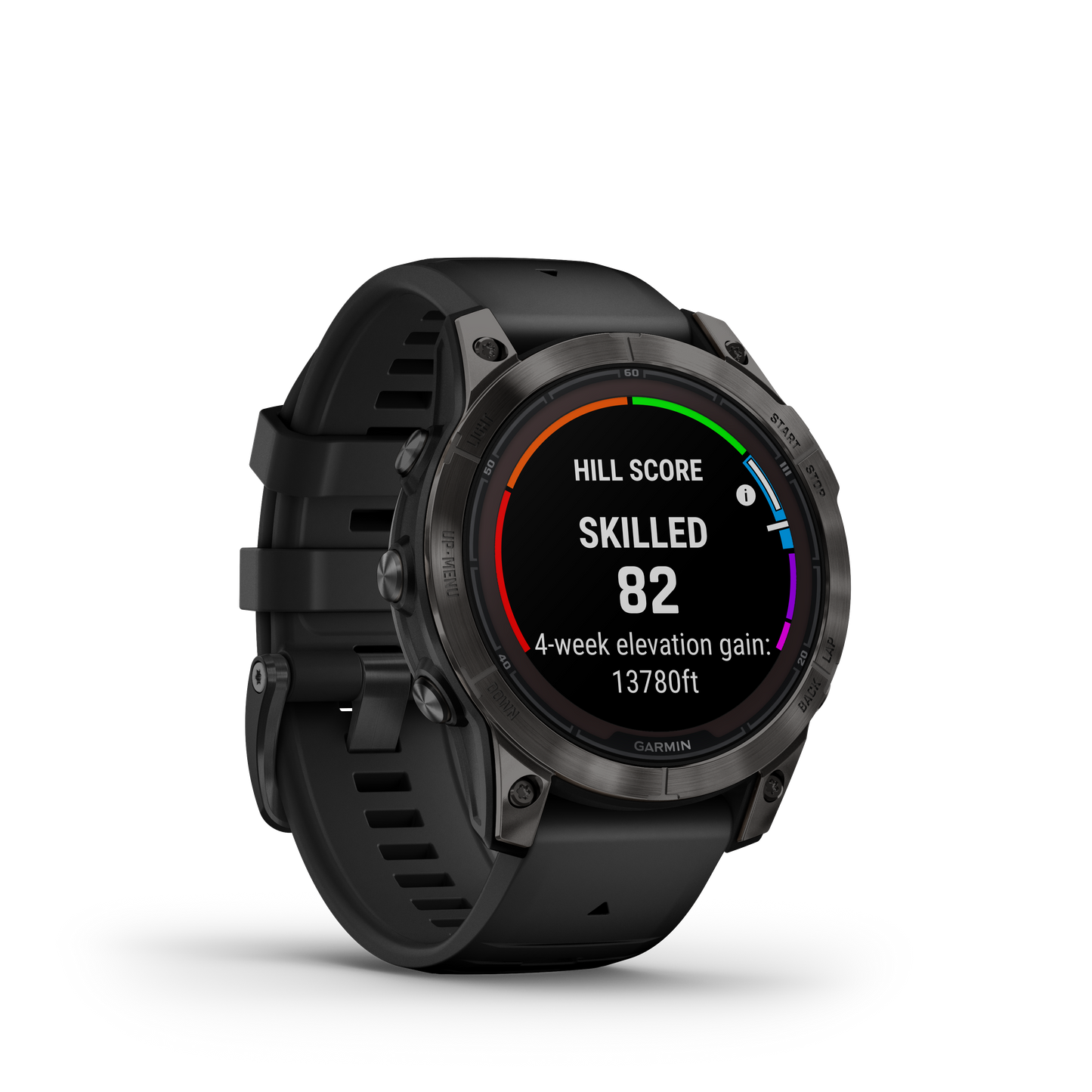 fēnix® 7 Pro Sapphire Solar Edition Titane avec revêtement en Carbon Gray DLC et bracelet noir