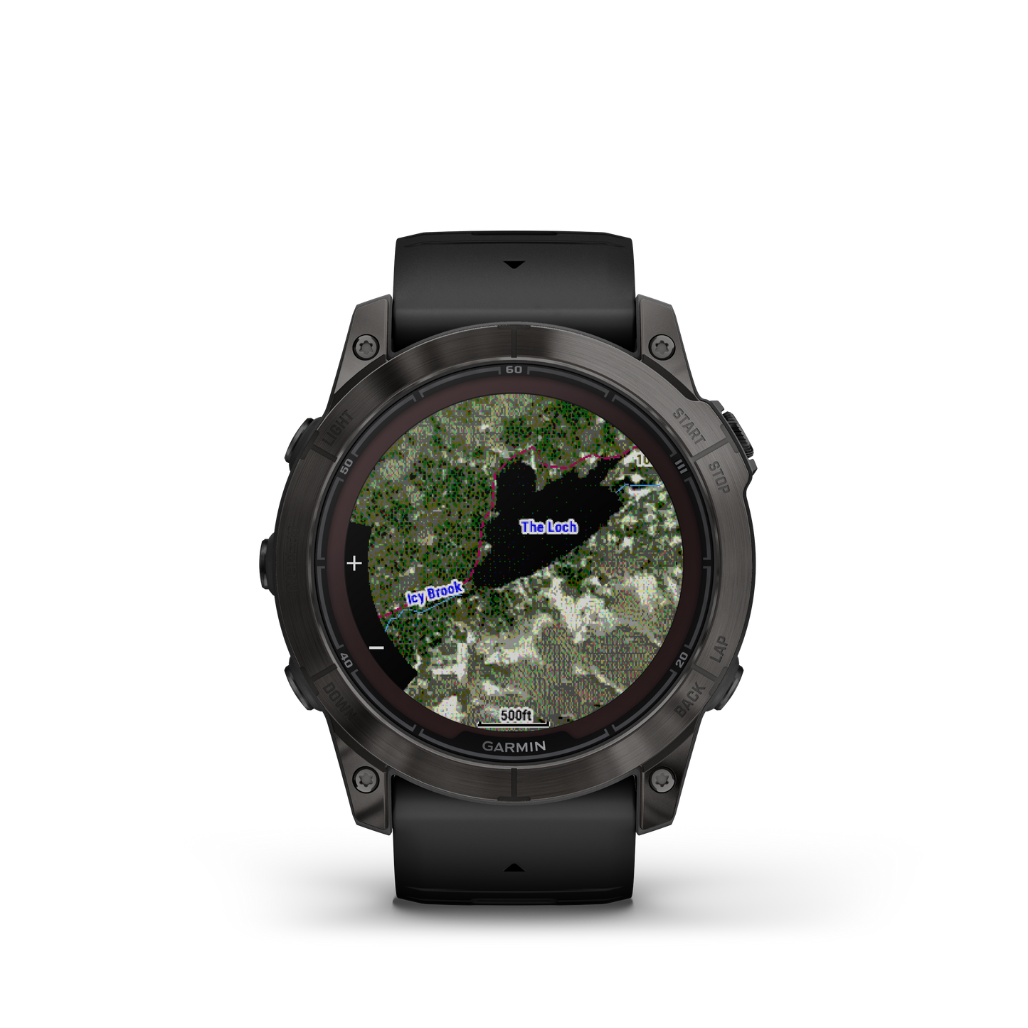 fēnix® 7X Pro – Sapphire Solar Edition Titane avec revêtement en Carbon Gray DLC et bracelet noir