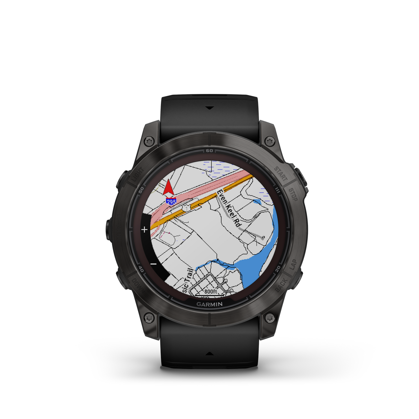 fēnix® 7X Pro – Sapphire Solar Edition Titane avec revêtement en Carbon Gray DLC et bracelet noir