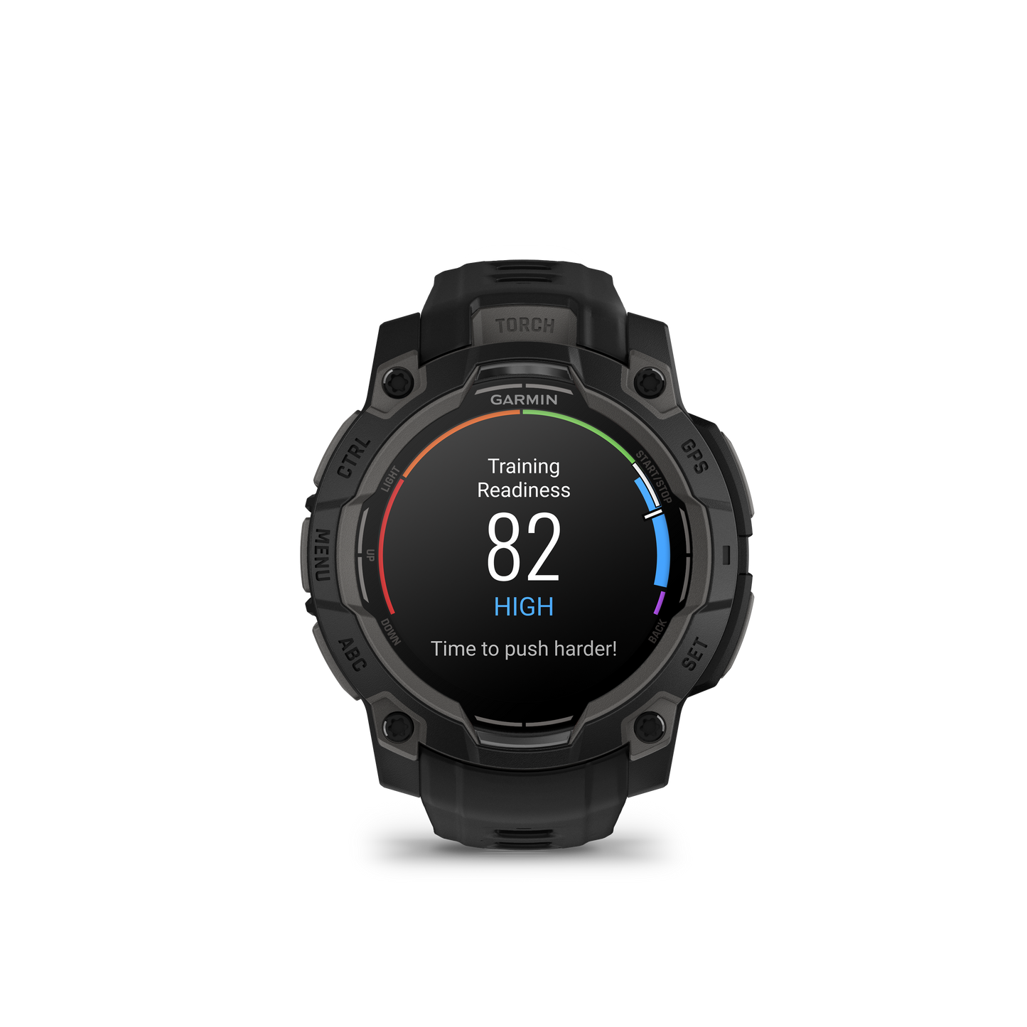 Montre GPS Garmin Instinct 3 AMOLED - 45 mm Noir avec Bracelet en Silicone Noir