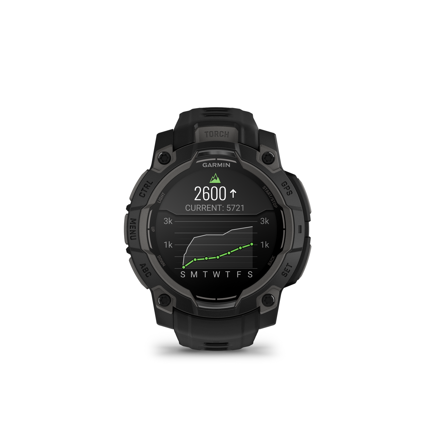 Montre GPS Garmin Instinct 3 AMOLED - 45 mm Noir avec Bracelet en Silicone Noir