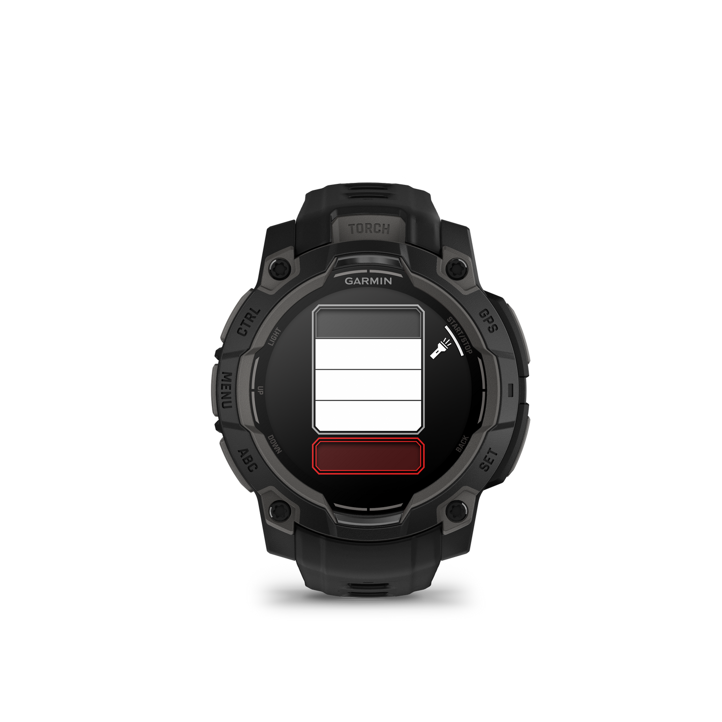 Montre GPS Garmin Instinct 3 AMOLED - 45 mm Noir avec Bracelet en Silicone Noir