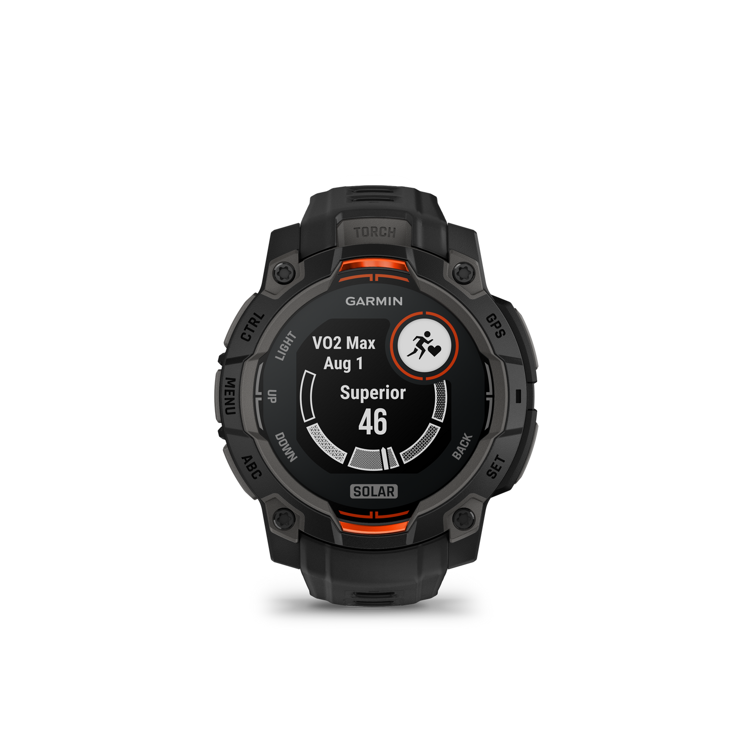 Montre GPS Garmin Instinct 3 Solar - 45 mm Noir avec Bracelet en Silicone Noir