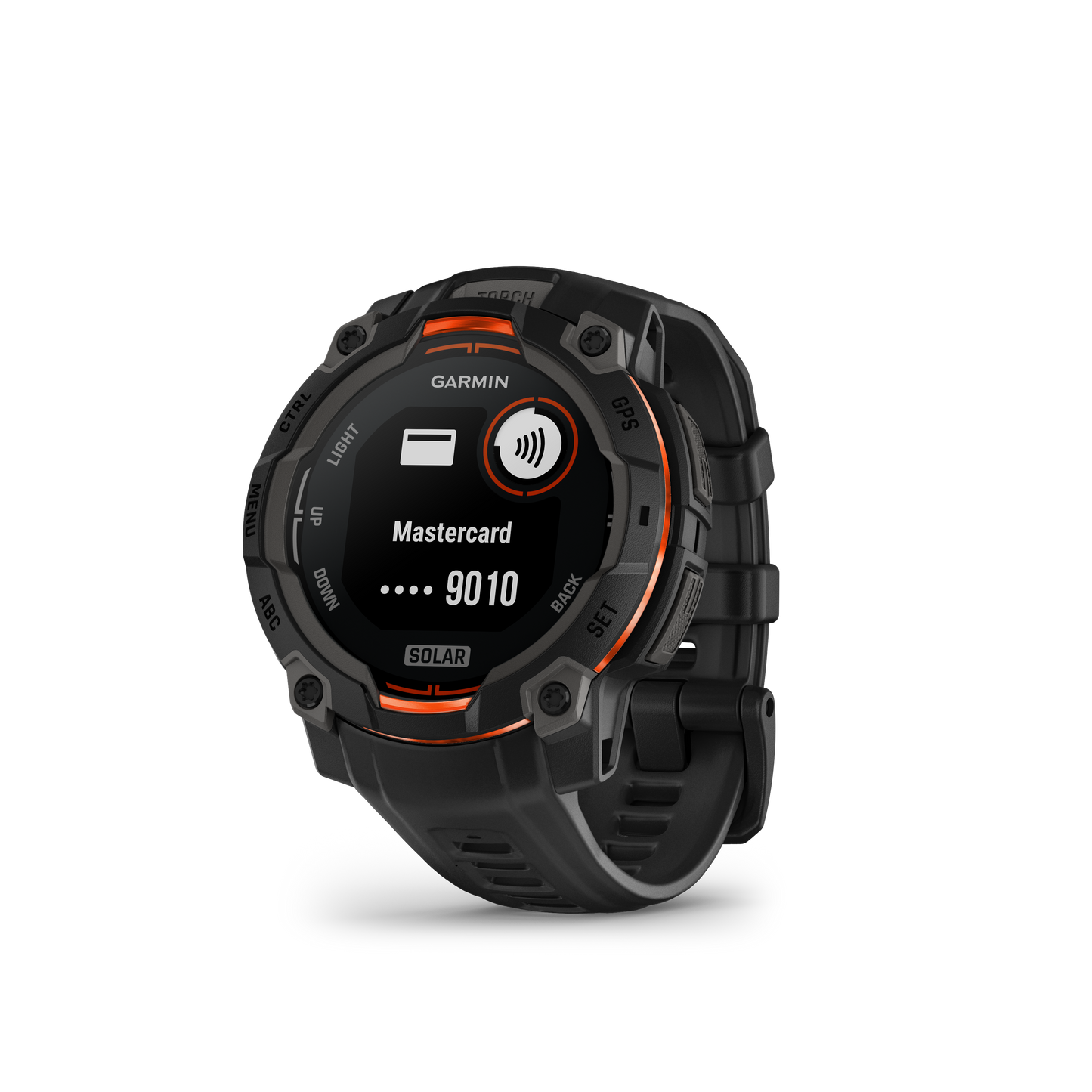 Montre GPS Garmin Instinct 3 Solar - 45 mm Noir avec Bracelet en Silicone Noir