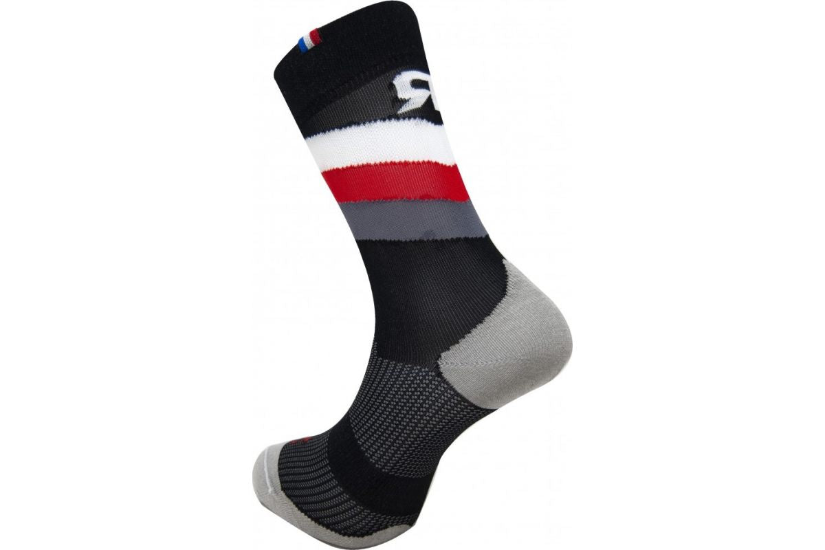 Chaussettes Rafalsocks Stripes - Black White Red