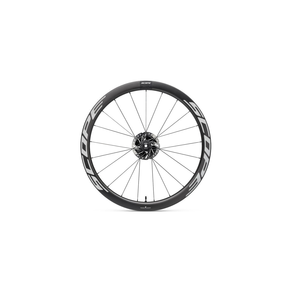 Paire de Roues SCOPE BLANC RACE 57 DISC à Pneus (Center Lock)