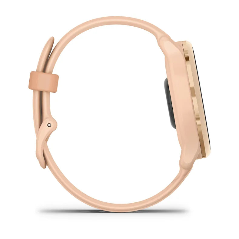 Montre Connectée Garmin Vívoactive 6 Metallic Pink Dawn avec bracelet rose pêche