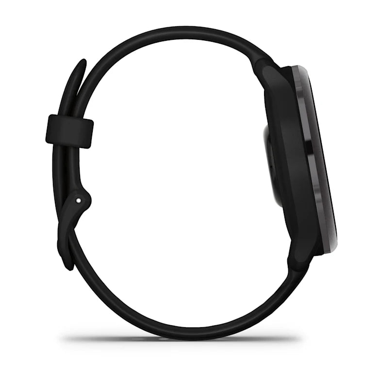 Montre Connectée Garmin Vívoactive 6 Metallic Gray avec bracelet noir