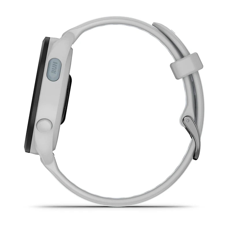 Forerunner® 165 Music Blanc/Gris clair