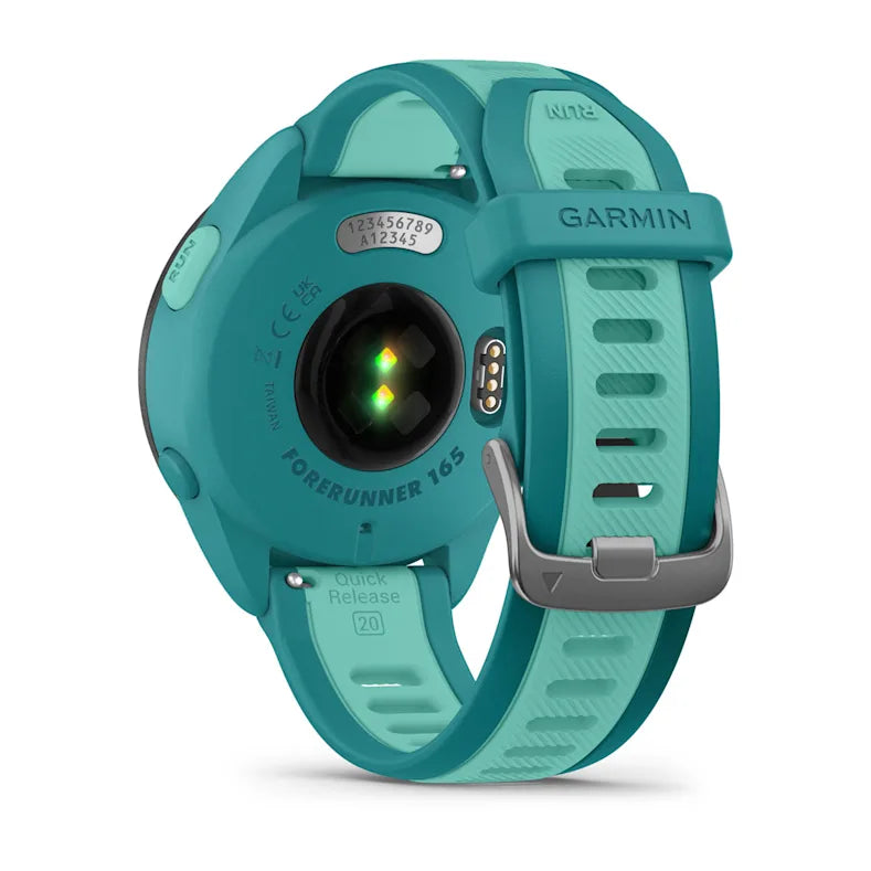 Forerunner® 165 Music Turquoise/Bleu