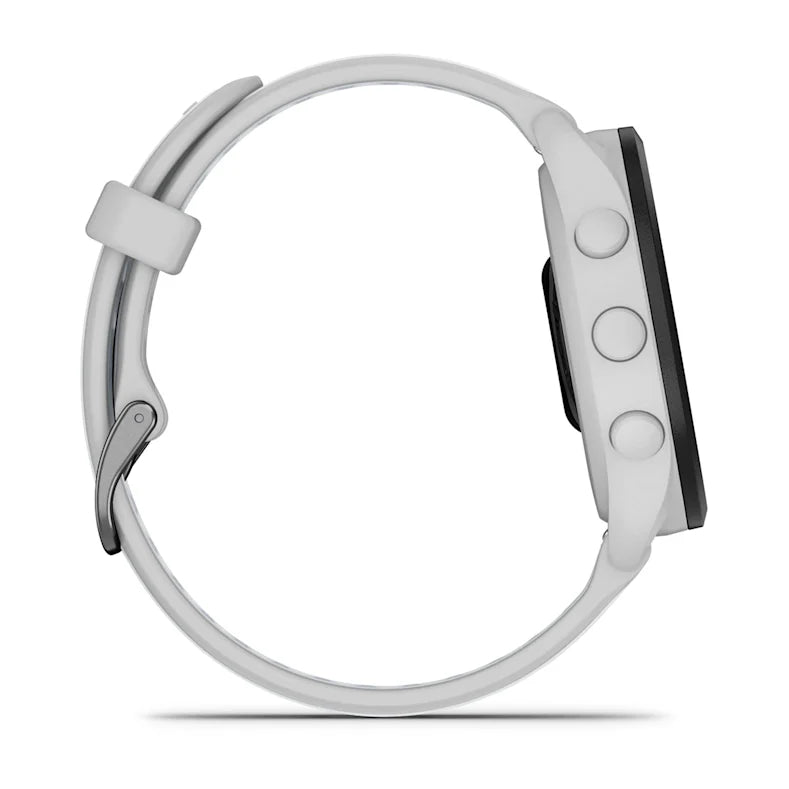 Forerunner® 165 Music Blanc/Gris clair