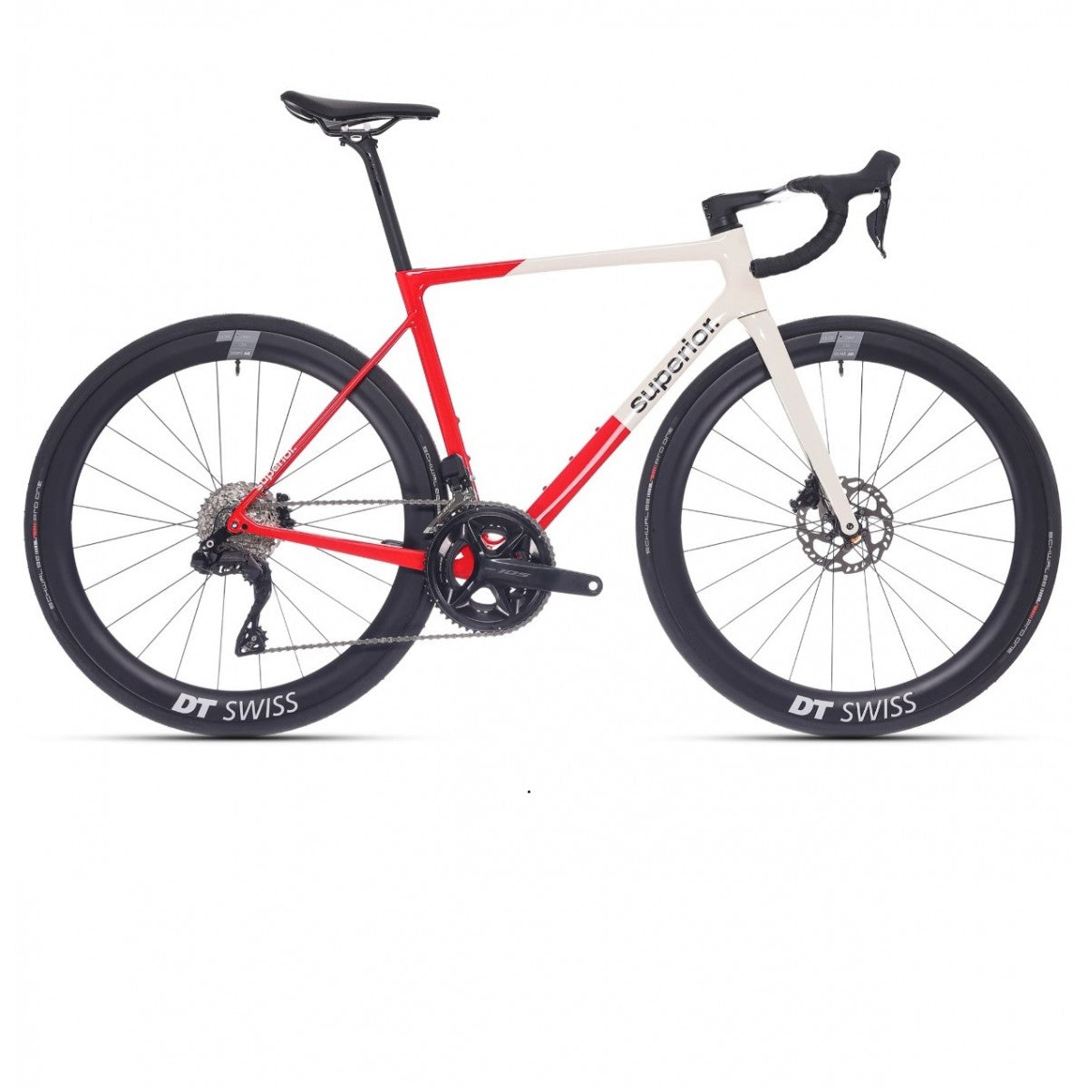 VÉLO DE ROUTE SUPERIOR RR 9.6 CARBON Gloss Red / White 2025