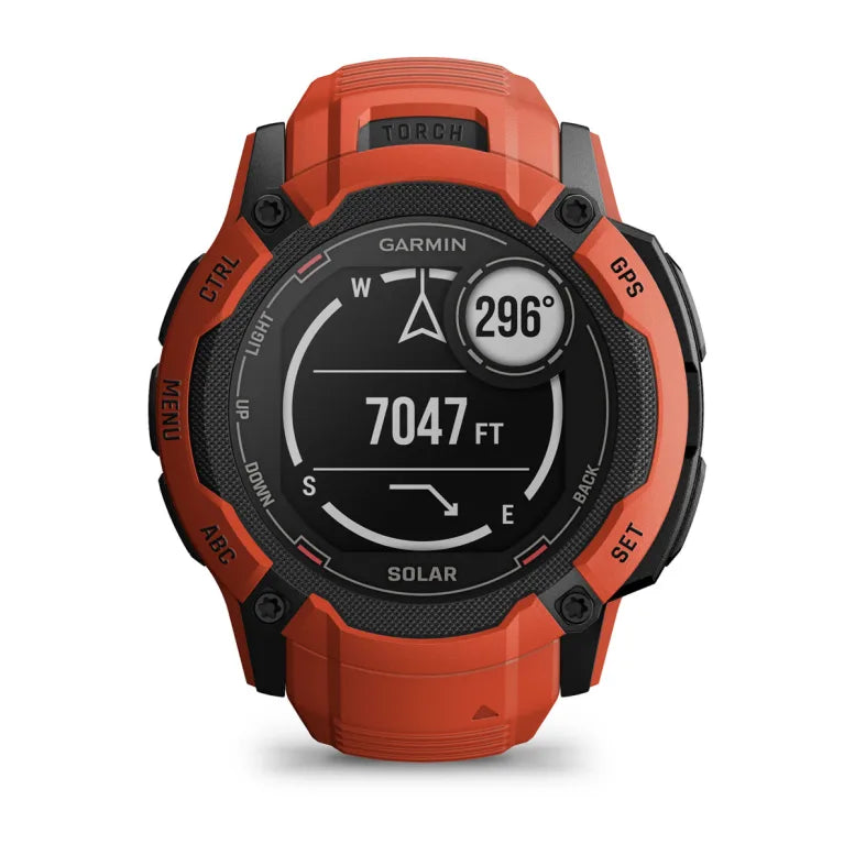 Garmin Instinct 2X Solar Rouge Rouge