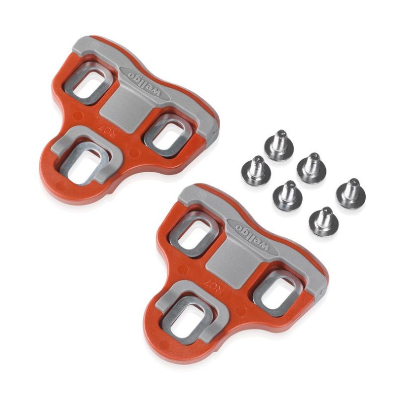 XLC PD-X06 JEU DE CALES COMPATIBLE LOOK KEO 6º ROUGES