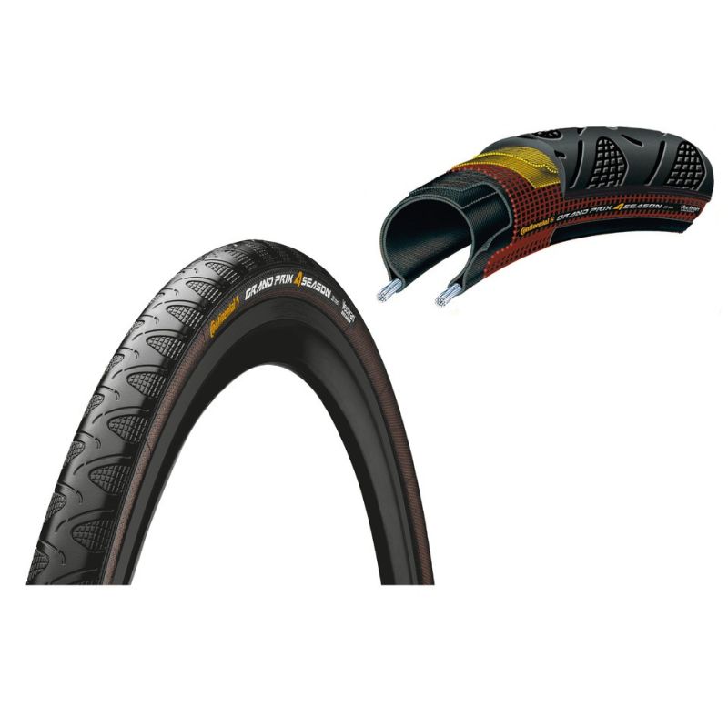 PNEU CONTINENTAL GRAND PRIX 4 SEASON SOUPLE NOIR