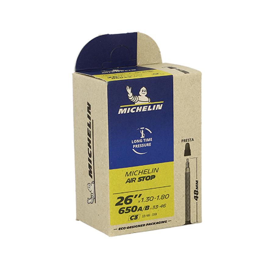 CHAMBRE AIR VTT 26X1.30 / 1.80 VP MICHELIN C3 VALVE 48MM (ETRTO 33 / 46-559)