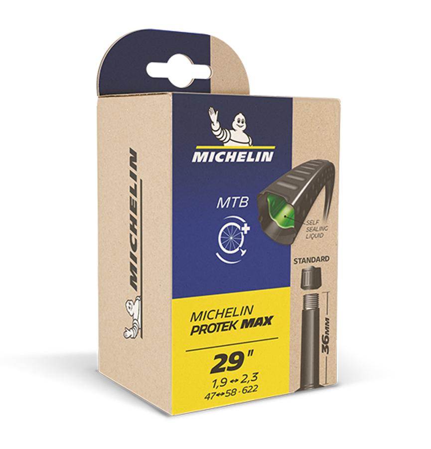 CHAMBRE AIR VTT 27.5X1.85 / 2.40 VP MICHELIN PROTEK MAX B4 AVEC LIQUIDE ANTI-CREVAISON 47 / 61
