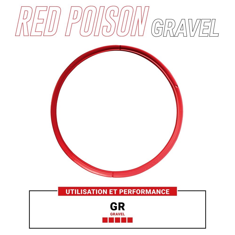 MOUSSE TECHNOMOUSSE RED POISON EVO GRAVEL 700C