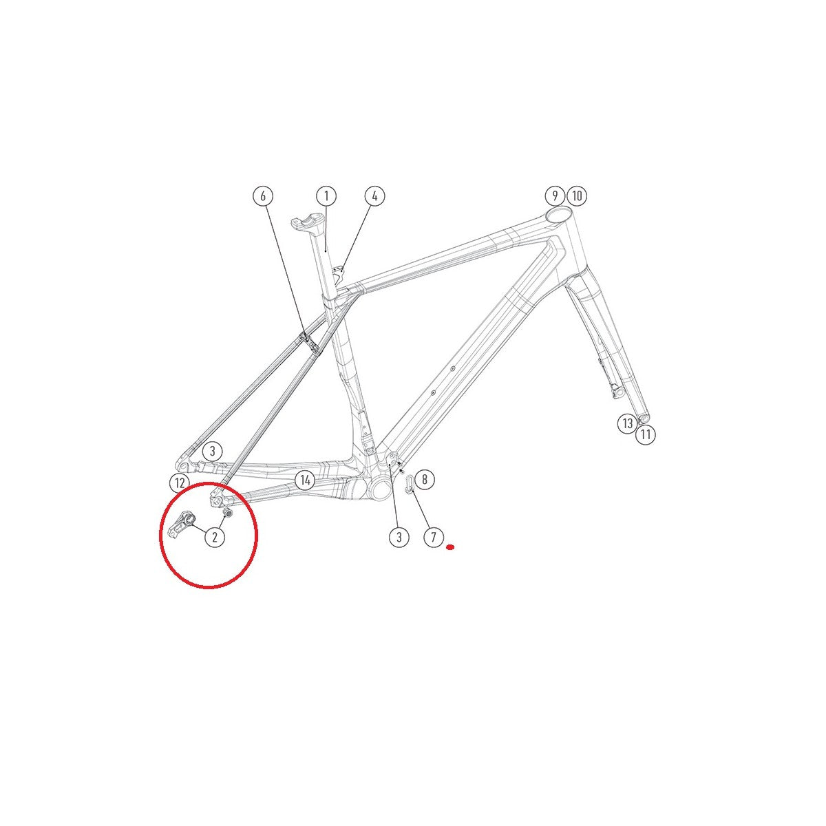 PATTE : X-ROAD CARBONE