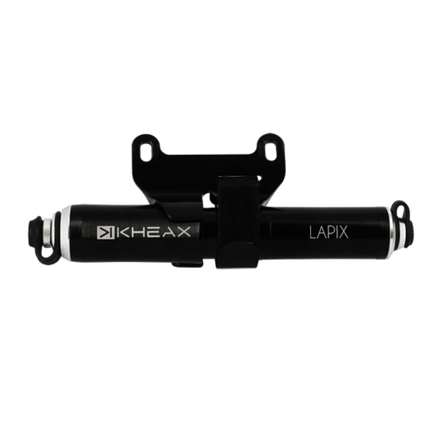POMPE MINI VTT KHEAX LAPIX HV S TOUT ALU NOIR L185MM 90PSI / 6.2BAR