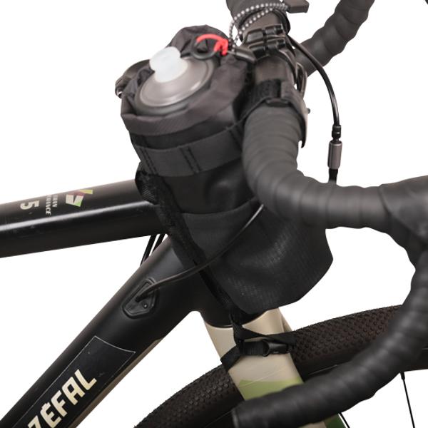 SACOCHE VELO CINTRE GRAVEL ZEFAL Z ADVENTURE POUCH BAG VOLUME 1.1L ( DIAM 90X180MM)