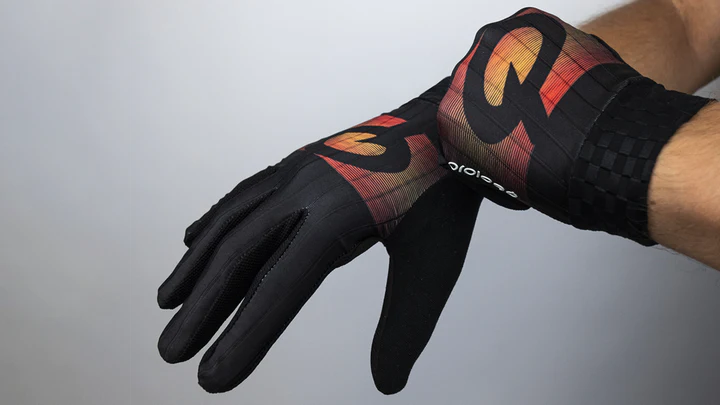 Gants Longs Prologo Faded Noir/Orange