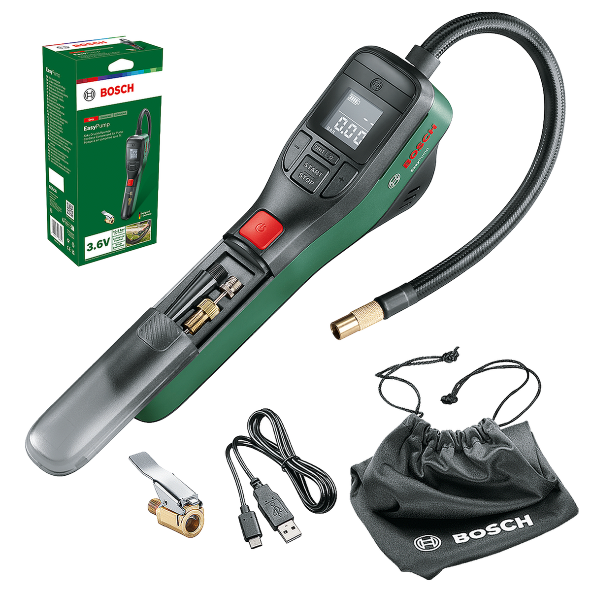 POMPE ELECTRIQUE BOSCH EASYPUMP 10.3 BAR AVEC LUMIERE LED