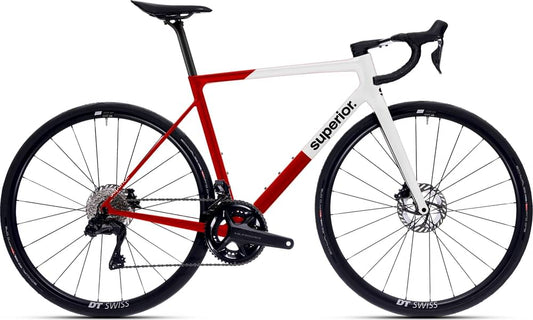 VÉLO DE ROUTE SUPERIOR RR 9.5 CARBON Gloss Red / White 2025
