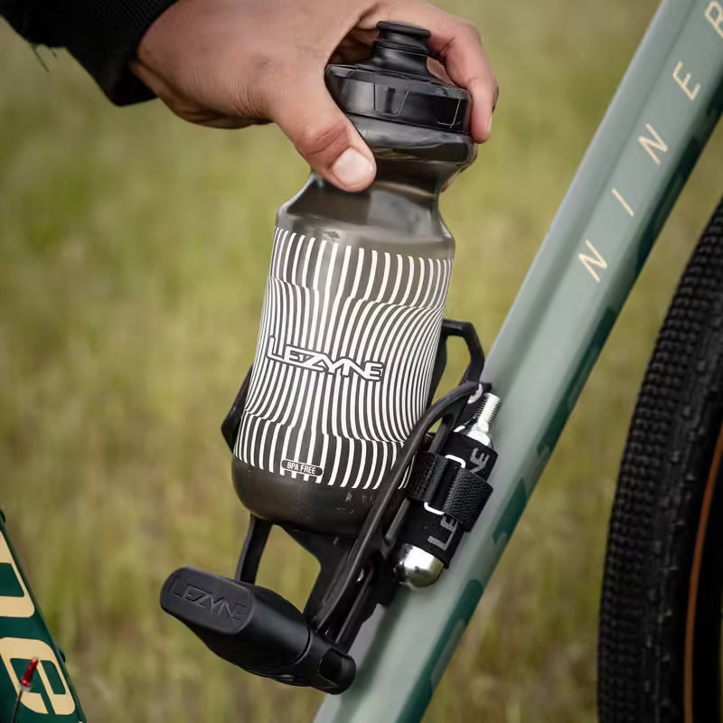Porte-Bidon Multifonctions Lezyne Flow Storage Cage Loaded Noir