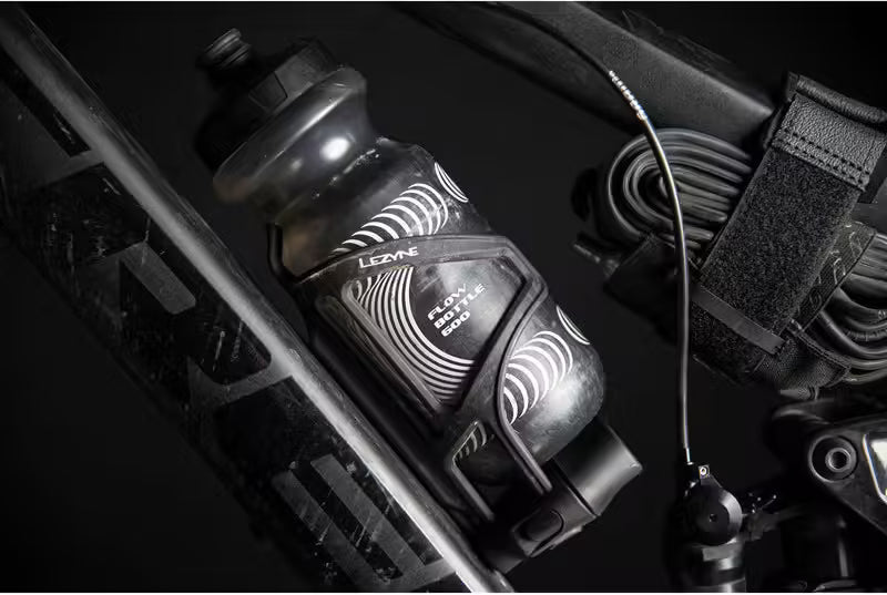 Porte-Bidon Multifonctions Lezyne Flow Storage Cage Loaded Noir